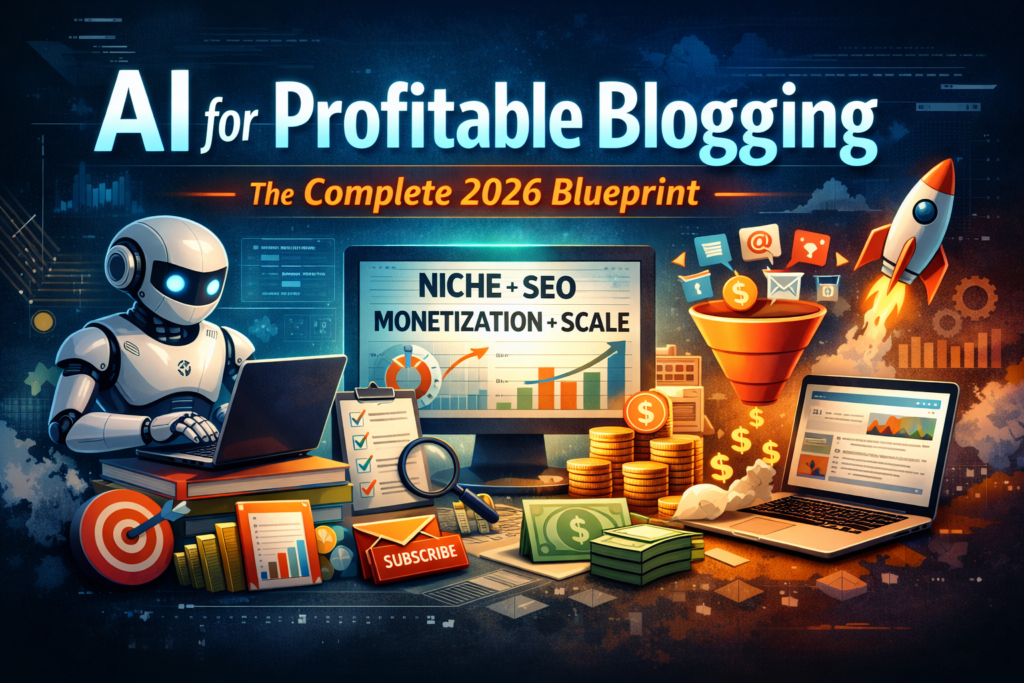 AI for Profitable Blogging: The Complete Step-by-Step Blueprint to Build, Monetize, and Scale in 2026 2 ai-for-profitable-blogging
